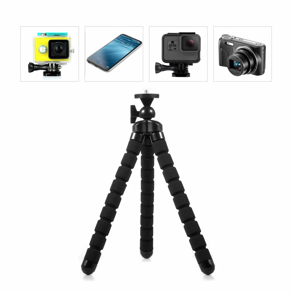Trípode grande flexible para teléfonos, cámaras digitales, videocámaras, GoPro, etc. - Imagen 1 de 1