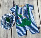 Baby Boys Summer Romper And Hat Dinosaur 0-3 Months From George