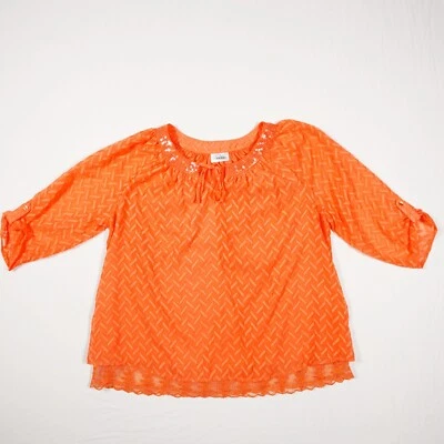 Canda Damen Bluse, Langarmbluse, Blusenshirt, Gr. 46,  3/4 Arm, V-Ausschnitt - Bild 1 von 4