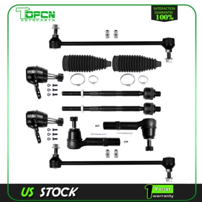 Front Tie Rod Ends Sway Bars Ball Joints For 2011-2015 GMC Acadia Buick Enclave - Изображение 1 из 4