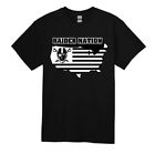 T-shirts en vinyle premium Oakland/Las Vegas Raiders FLAG SM-4XL JUSTE D'ENTRÉE !