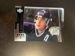 1997-98 BLACK DIAMOND TEEMU SELANNE #PC15 PREMIUM CUT HORIZONTAL QUAD Diamond