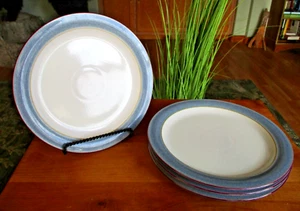 Denby STORM Piatti da Pranzo per Insalata Grigio 8-7/8" Made in England - Set di 4 - Foto 1 di 2