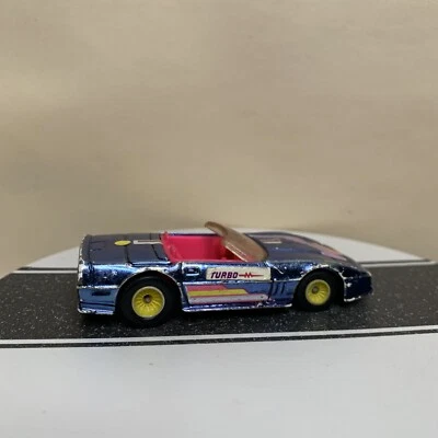 Chevy Corvette 1989 Hot Wheels California Custom 83 convertible C4 azul con RR  Foto 1 de 4