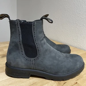BLUNDSTONE Women’s #1630 Original Series Chelsea Boots Rustic Black Size 8 ~Read - Picture 1 of 24