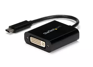 New StarTech CDP2DVI Displayport over USB-C to DVI-D Adapter for Apple Mac - Picture 1 of 12