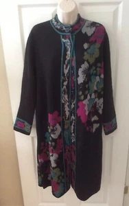 NUEVO J. Jill Trailing Flores Jacquard Suéter Abrigo Topper Talla Pequeña $169 - Imagen 1 de 9