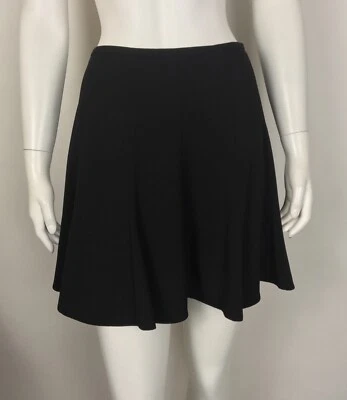 Michael Kors Women’s Flared Mini Skirt NWT Solid Black All Seasons Sz 10 Lined - Image 1 of 4