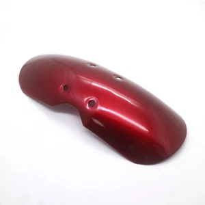 Red Plastic Short Front Fender Mudguard For Triumph Bonneville T100 2001-2016 - Picture 1 of 8
