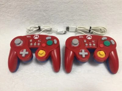 Limited Hori Nintendo Super Mario Switch GameCube Classic Controller 2 Piece Set - Image 1 of 4