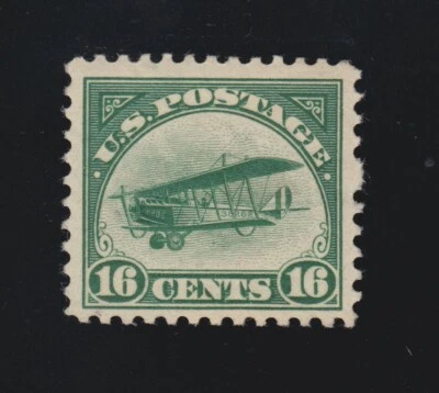 US C2 16c Airmail Mint F-VF OG PH SCV $60 - Image 1 of 2
