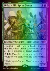 Bristly Bill Spine Sower - FOIL - Outlaws of Thunder Juction -OTJ 0157 - MTG - Picture 1 of 1
