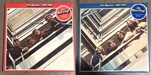 THE BEATLES 1962-1970 THE RED AND BLUE ALBUMS Coloured Vinyls Best of Originals - Picture 1 of 17