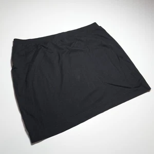 INC International Concepts Skirt 18 Ponte Knit Black Straight Short Essentials - Picture 1 of 12