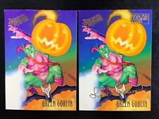 Fleer Ultra Spider-man 1995 Green Goblin #23 Gold Foil Signature Series (2pcs)