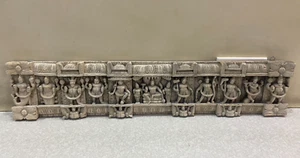 Dashavatar Vishnu Avatar Wall Panel Temple carved Sculpture Hindu Wooden plaque - Picture 1 of 3