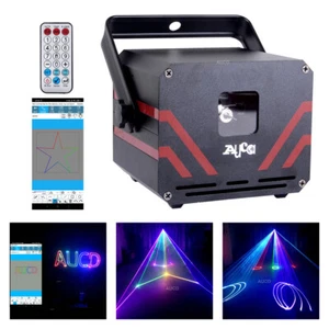 Remote APP Program 0.5W RGB Laser Lighting Projector DJ Party Show Stage Lights - Picture 1 of 12