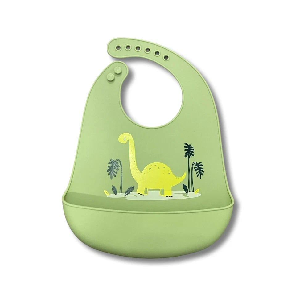 Silicone baby bib - Dinosaur - Image 1 of 1