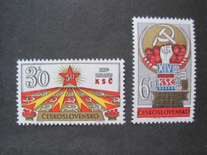 Czechoslovakia MiNr. 2008-2009 mint** (Y 102) - Picture 1 of 1