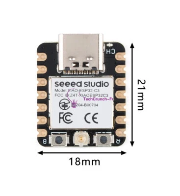 Seeed Studio XIAO ESP32-C3 WiFi Bluetooth Development Board Module 4MB Flash - Photo 1/4