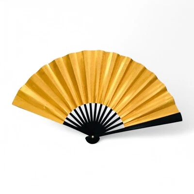 Japanese Odori Folding Fan Geisha Dance Hand Held Sensu Display Art Decor JP F27 - Image 1 of 4