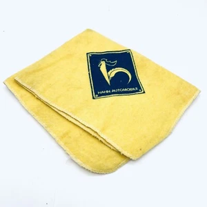 HAHN AUTOMOBILE DEALER DUST TOWEL VW BEETLE OLDTIMER FRANKFURT GERMANY PORSCHE  - Bild 1 von 4