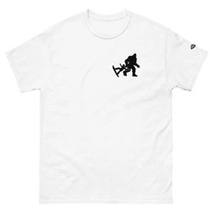 SHOEcave x yeti powder pirates Men's heavyweight tee  - Picture 1 of 9
