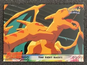1999 Topps Pokémon First Movie #35 The Fight Rages Charizard First Print - Picture 1 of 2
