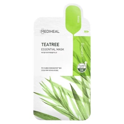 K-Beauty MEDIHEAL Teatree Care Solution Essential Mask 24ml X 10ea - Image 1 of 4