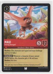 Disney Lorcana: Into the Inklands Maui 113/204 Uncommon NON-FOIL - Picture 1 of 1