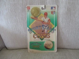 1990 Bandai Sports Stars Collector Coins- Jim Abbott - MLB -NIP - Picture 1 of 11
