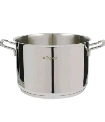 Pentola completa di Coperchio Ø 22 cm acciaio inox Vanitosa Tognana nuova - Immagine 1 di 2