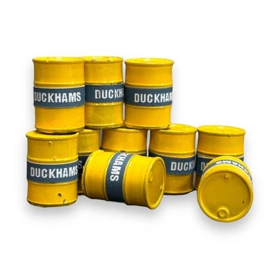 BUNTERS YARD Modelleisenbahn Duckhams Ölfässer - makellos - TT:120