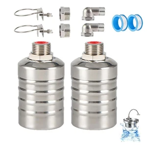 LAGWIUY 2 PIEZAS Válvula de Flotador de Agua para Tanque de Agua, 1/2" a 3/4"" A Agua Flo... - Imagen 1 de 4
