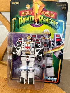 Super7 - Mighty Morphin Power Rangers Blanco Tigerzord Megazord Nuevo - Imagen 1 de 4