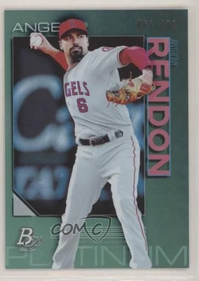 2020 Bowman Platinum Wal-Mart Teal /299 Anthony Rendon #64 - Image 1 of 2