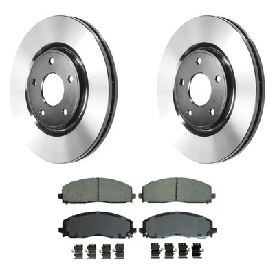 For Dodge Grand Caravan 15-18 Wagner QuickStop Front Brake Kit w Ceramic Pads — 第 1/4 张图片