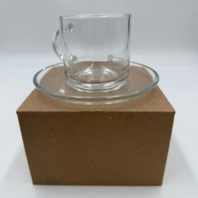 Nespresso Vertuo Lungo коллекции стекла эспрессо чашка и блюдце комплект #134570 новый - Изображение 1 из 4