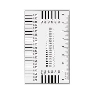 Transparency SEC Size Estimation Chart 8cm Covered Diameter Line - Imagen 1 de 6