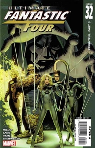 Ultimate Fantastic Four #32 Sehr guter Erhaltungszustand; Marvel | Mark Millar Doctor Doom - mit Tasche + Brett - Bild 1 von 1