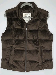 Eddie Bauer Premium Gänsedaunen Full Zip Steppweste braun - Gr. XL weich flauschig - Bild 1 von 7