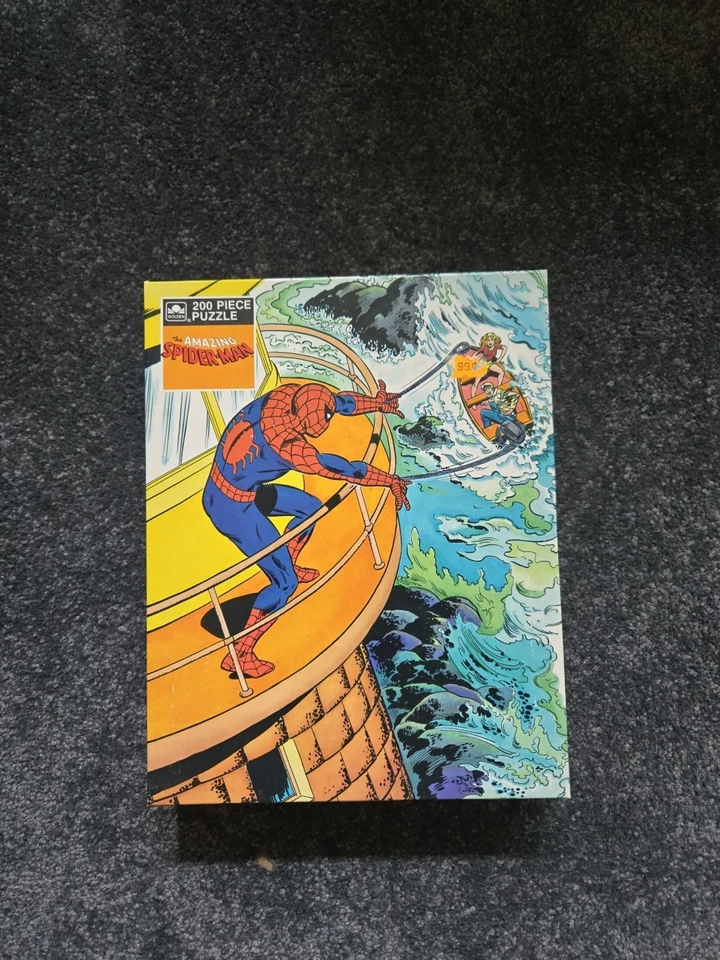 Rompecabezas sellado 1983 The Amazing Spider Man 200 piezas dorado 4863 nuevo Foto 1 de 4