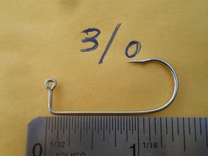 200 PCS. ABERDEEN FISHING JIG HOOKS, #3/0 FITS IN DO-IT MOLDS - Picture 1 of 3