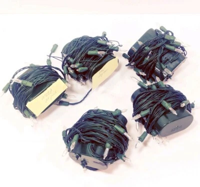  Battery Operated Christmas Lights, White Lights 12'  5 strands , see descrip - Image 1 of 4