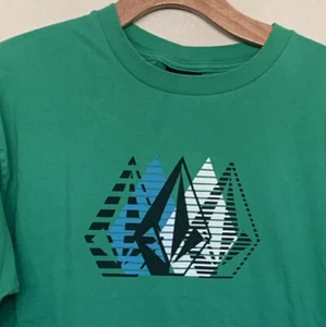 Volcom Stone Logo Stamp Men’s Green T Shirt Size Large - Picture 1 of 5