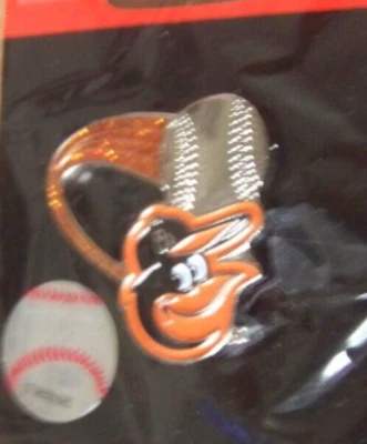 2013 Baltimore Orioles soaring ball glitter trail lapel pin MLB - Image 1 of 4