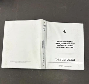 Ferrari Testarossa Service Time Schedule 1991 - Print #95990968 - MarParts - Bild 1 von 4