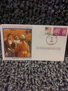 U.S. CONSTITUTION BICENTENNIAL COVER NEW YORK SEPT. 13, 1988 - Picture 1 of 4
