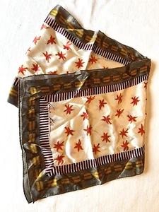 Vintage Signed Anne Klein for the Vera Companies Oblong 52 x 11" Silk Scarf - Picture 1 of 10