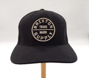 BRIXTON Baseball Hat Unisex Adult Black Logo Patch Adjustable READ - Picture 1 of 10